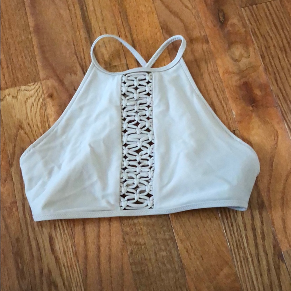 cross back halter bikini top